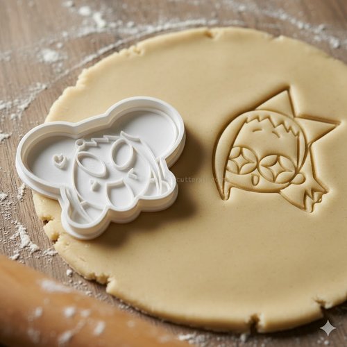 Emporte-piece manga poptepipic - moule a biscuit artisanal 8 cm