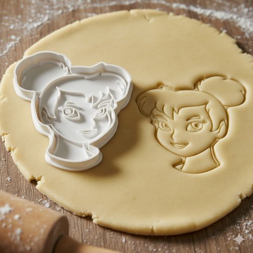 Emporte-piece fee clochette 8 cm - moule biscuit artisanal