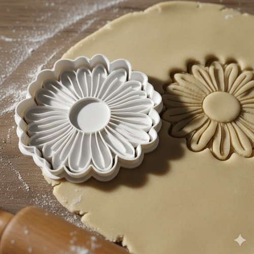 Emporte-piece marguerite 8 cm - moule de patisserie artisanale