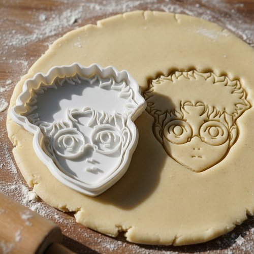 Emporte-piece manga garcon - moule biscuits patisserie artisanale 8cm