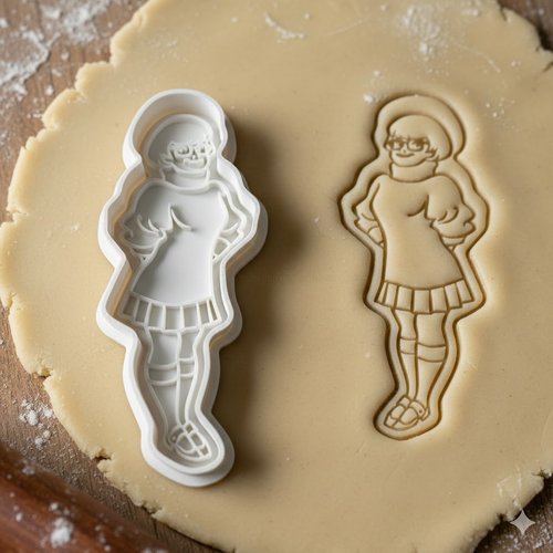 Emporte-piece velma scooby-doo pour biscuits et pate a sucre - 8 cm