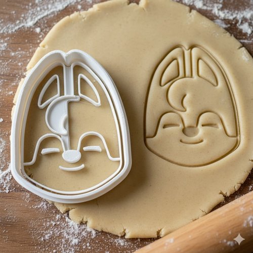 Emporte-piece renard kawaii 8 cm - moule biscuit artisanal