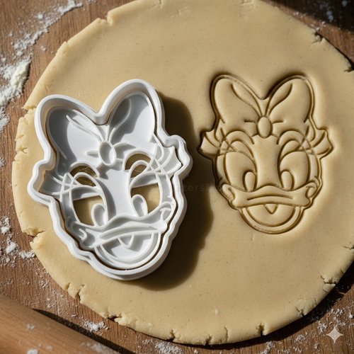 Emporte-piece daisy duck 8 cm - moule de patisserie artisanale