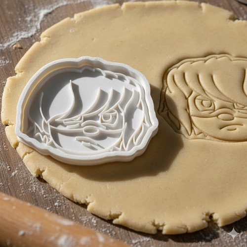 Emporte-piece patisserie artisanal 8 cm noir - moule biscuit sablé