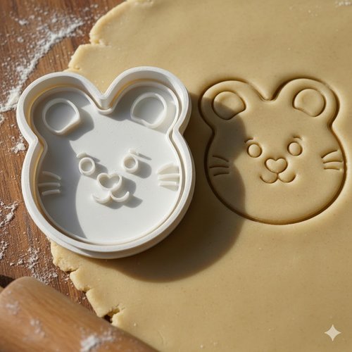 Emporte-piece souris 8 cm - moule de patisserie artisanale