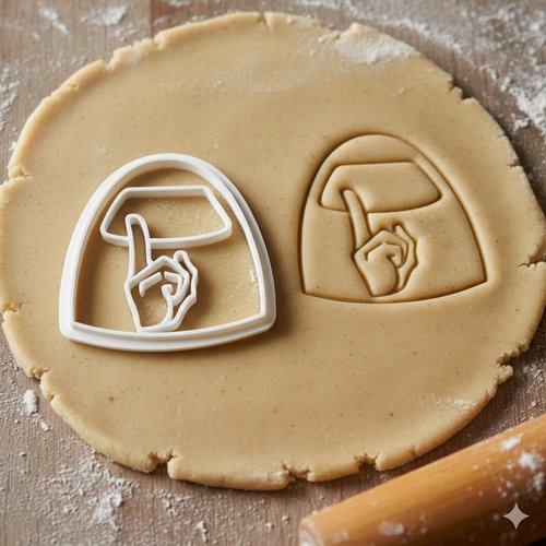 Emporte-piece among us chut - moule biscuit patisserie 8 cm