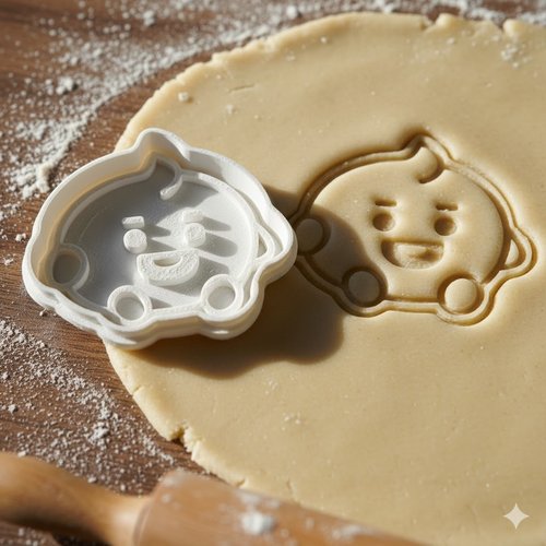 Emporte-piece biscuit personnage adorable - moule patisserie 8 cm