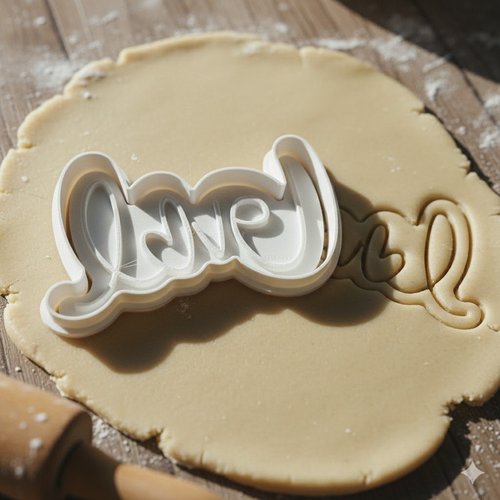 Emporte-piece love artisanal 8 cm - moule a biscuit patisserie