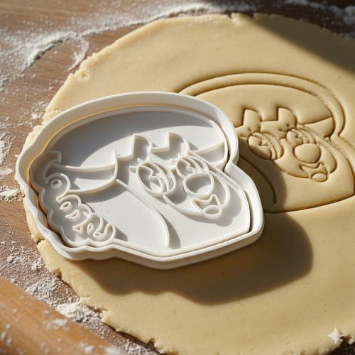 Emporte-piece chien cartoon - moule biscuit patisserie 8 cm