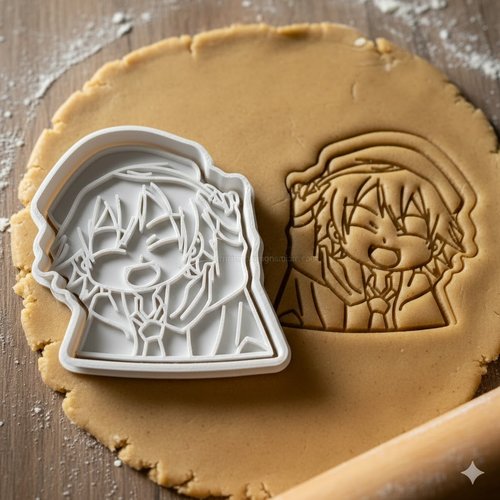 Emporte-piece anime manga - moule biscuit artisanal 8 cm