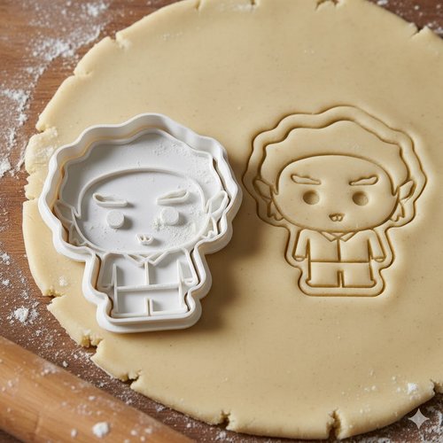 Emporte-pièce manga garçon - moule à biscuit artisanal 8 cm