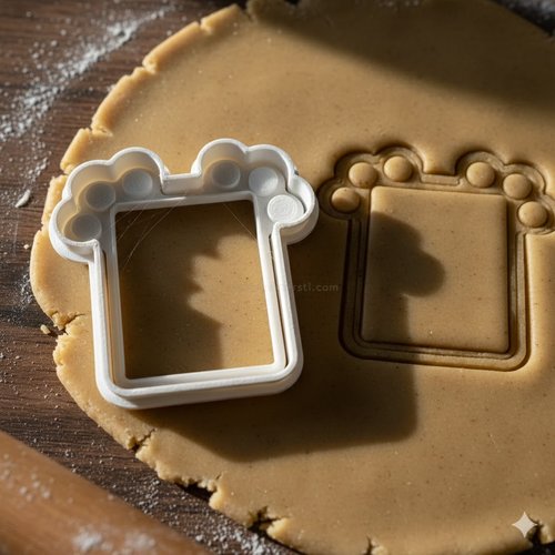 Emporte-piece patte de chat 8 cm - moule biscuit artisanal