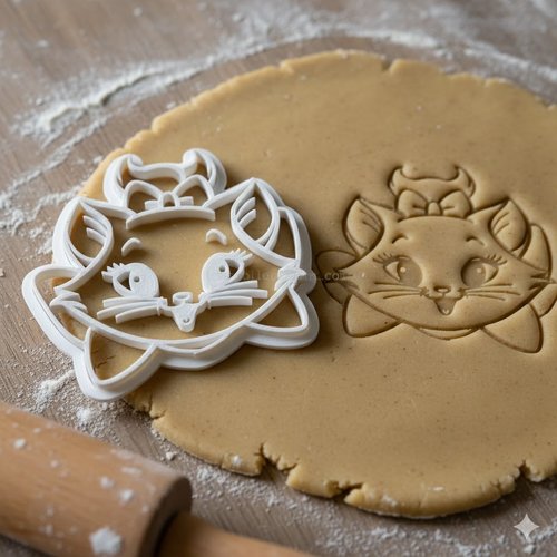 Emporte-pièce chat aristocrate 8 cm - moule biscuit artisanal