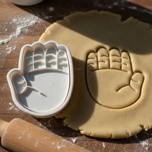 Emporte-piece main de fatima 8 cm - moule a biscuit artisanal