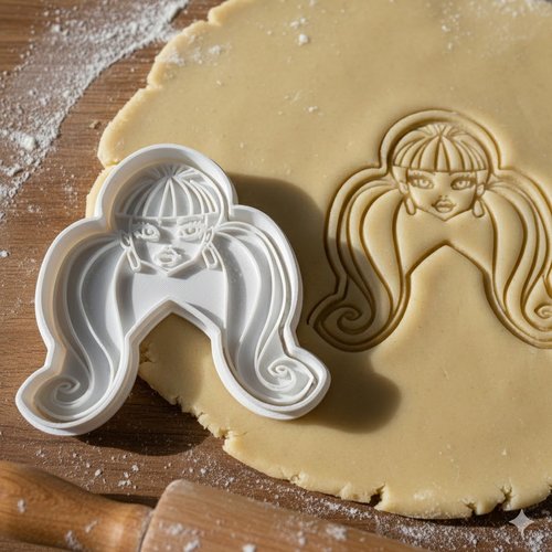 Emporte-piece bratz figurine 8 cm - moule a biscuits artisanal