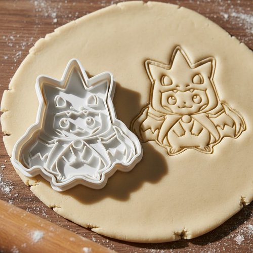 Emporte-piece pikachu charizard costume 8 cm pour biscuit et patisserie
