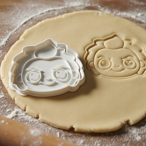 Emporte-piece artisanal personnage mignon 8 cm pour biscuits