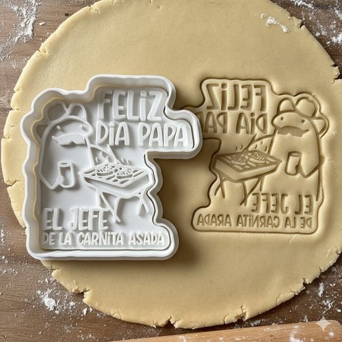 Emporte-piece fete des peres flork el jefe de la carnita asada 8 cm