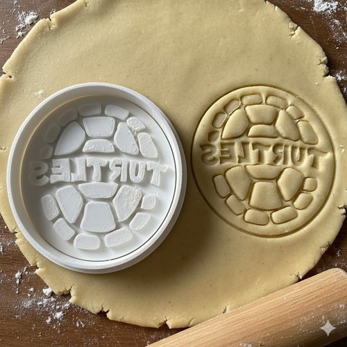 Emporte-piece tortue ninja 8 cm - moule biscuit artisanal