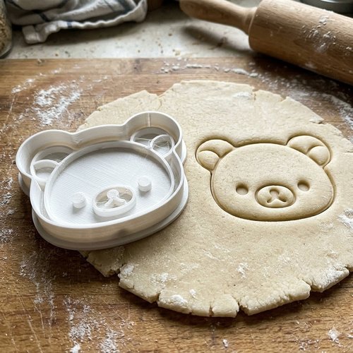 Emporte-pièce ours mignon 8 cm pour pâtisserie et biscuits