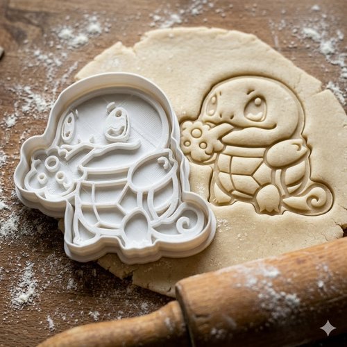 Emporte-piece tortue squirtle 8 cm - moule biscuit patisserie