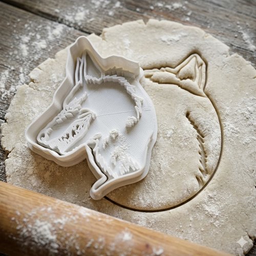 Emporte-pièce loup 8 cm - moule à biscuits pour pâtisserie