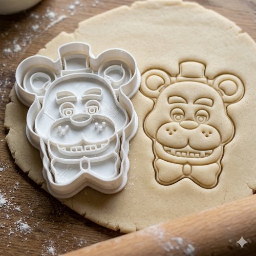 Emporte-pièce freddy five nights at freddy's - moule biscuit 8 cm