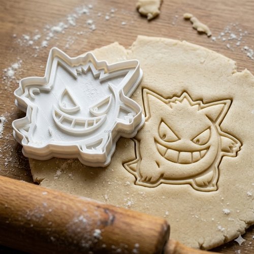 Emporte-piece gengar pokemon 8 cm - moule a biscuits artisanal