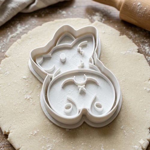 Emporte-piece corgi 8 cm - moule a biscuit et pate a sucre artisanal