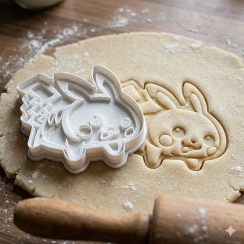 Emporte-pièce lapin electrique pour biscuits et pâte à sucre - 8 cm
