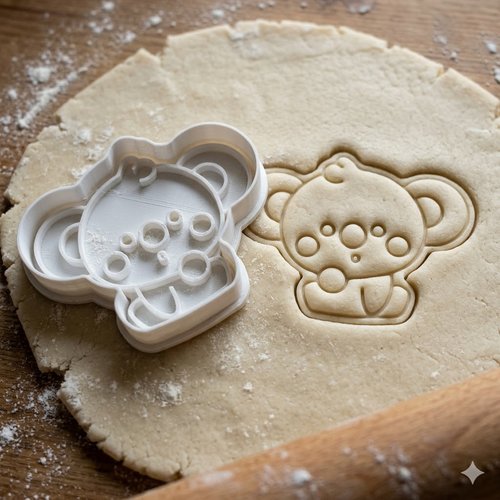 Emporte-pièce koala 8 cm - moule à biscuit artisanal