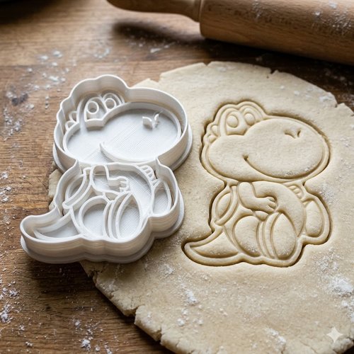 Emporte-pièce dinosaure 8 cm pour biscuits et pâtisserie