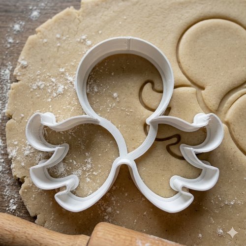 Emporte-piece poulpe 8 cm pour biscuits et pate a sucre