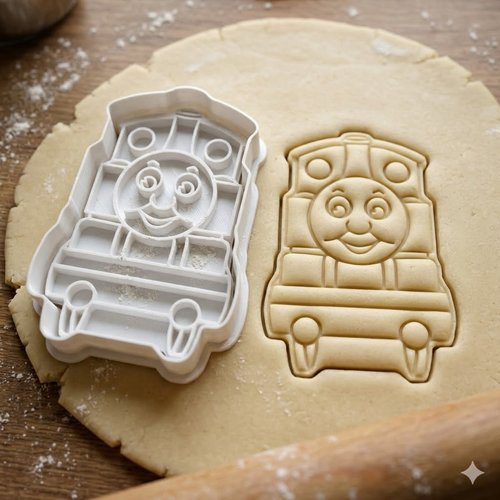 Emporte-piece train petit train pour biscuits et pate a sucre 8 cm