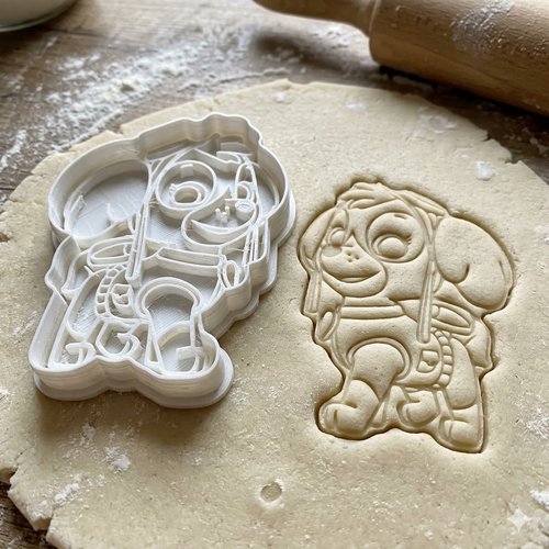 Emporte-piece chien patrouille 8cm - moule biscuit et pate a sucre