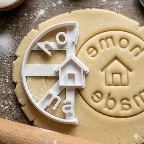 Emporte-pièce artisanal homemade 8 cm - moule biscuit pâtisserie