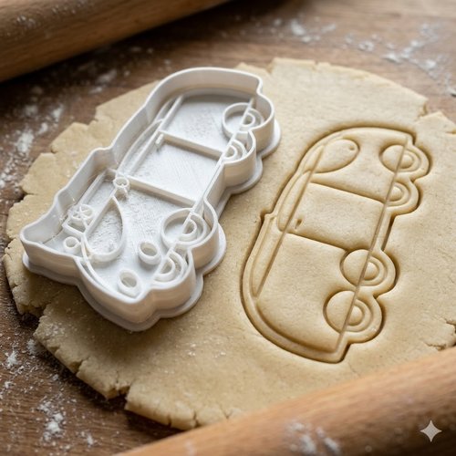 Emporte-pièce camion de pompier 8 cm - moule à biscuit artisanal