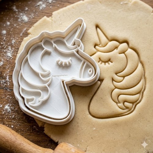 Emporte-pièce licorne 8 cm - moule à biscuits pour pâtisserie