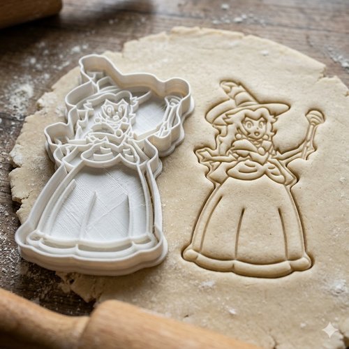 Emporte-pièce princesse sorcière 8cm - moule à biscuit artisanal