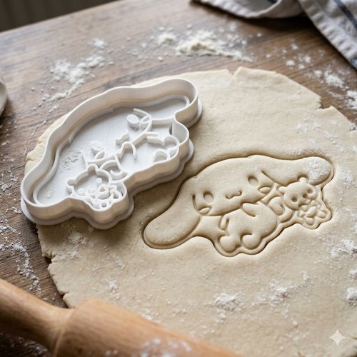 Emporte-pièce cinnamoroll 8 cm pour biscuits et pâte à sucre