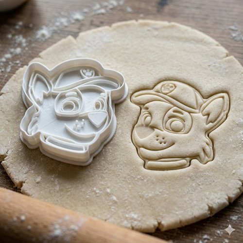 Emporte-piece pat patrouille marcus 8cm - moule biscuit artisanal