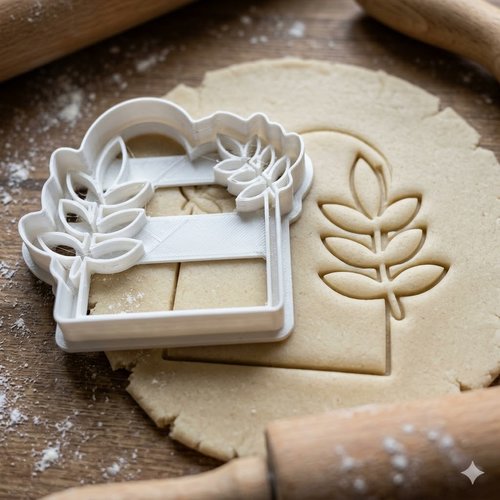 Emporte-piece epis de ble 8 cm - moule biscuit pâtisserie artisanale