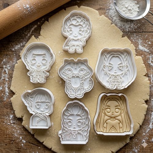 Emporte-pièce artisanal 8 cm pour pâtisserie et biscuits sablés