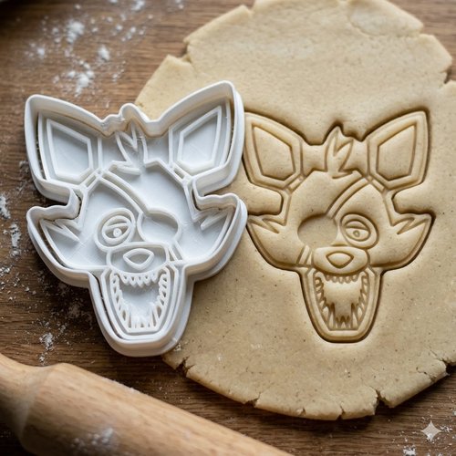 Emporte-pièce renard pirate 8 cm - moule biscuit pâtisserie artisanale