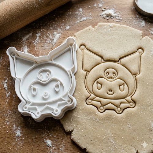 Emporte-pièce kuromi 8 cm - moule à biscuits artisanal