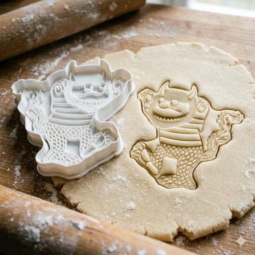 Emporte-pièce max petit monstre - moule biscuit artisanal 8 cm