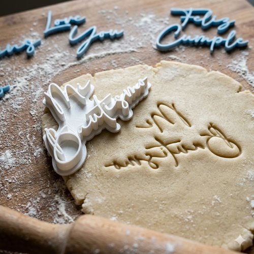 Emporte-piece mi bautismo 8 cm - moule a biscuits bapteme artisanal