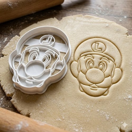 Emporte-piece luigi pour biscuits et pate a sucre - 8 cm