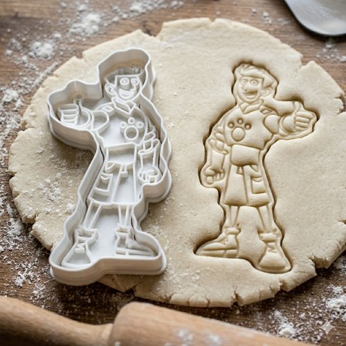 Emporte-piece patisserie 8 cm - moule biscuit artisanal noir