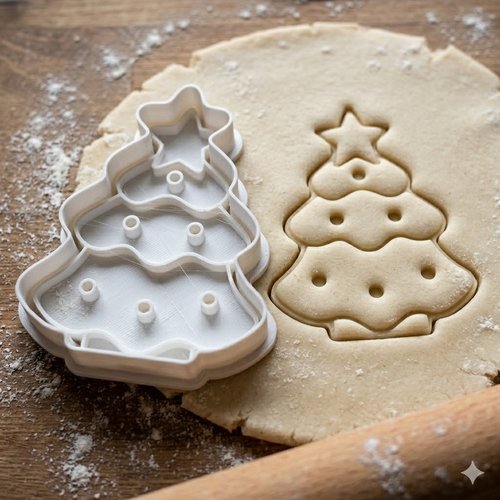 Emporte-pièce sapin de noël 8 cm - moule à biscuit artisanal
